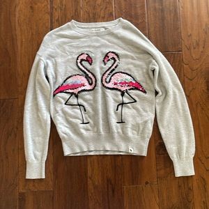 Size 9/10 flamingo sweatshirt